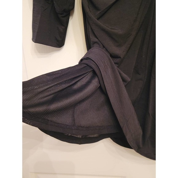 19 Cooper Black Shirred Bodycon Cocktail Dress Small - Picture 7 of 10